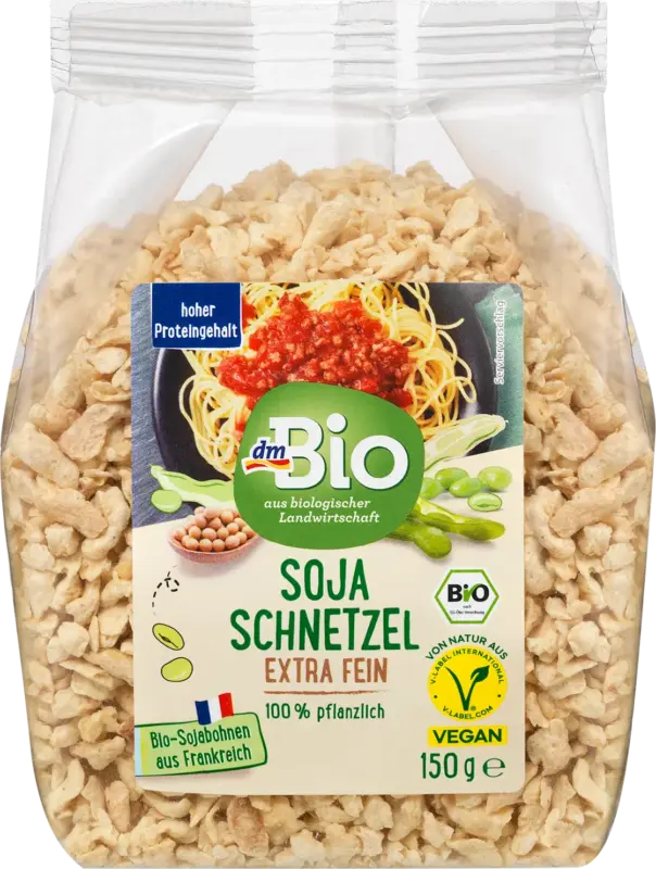dmBio Soja Schnetzel extra fein