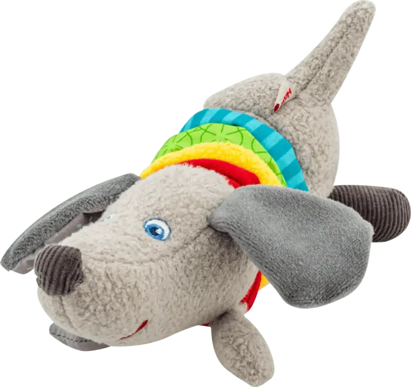 HABA Kuscheltier Ratterfigur Dackel