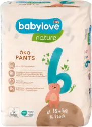 babylove nature Baby Pants &Ouml;ko Gr. 6 XL (15+ kg)