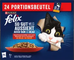 Felix Nassfutter Katze So gut wie es aussieht Geschmacksvielfalt vom Land