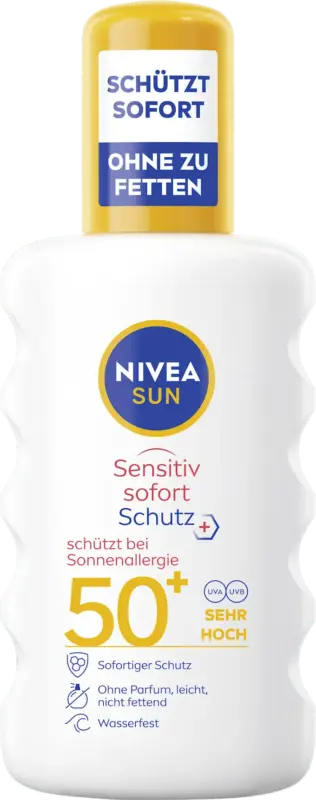 NIVEA SUN Sonnenspray Sensitiv sofort LSF 50+