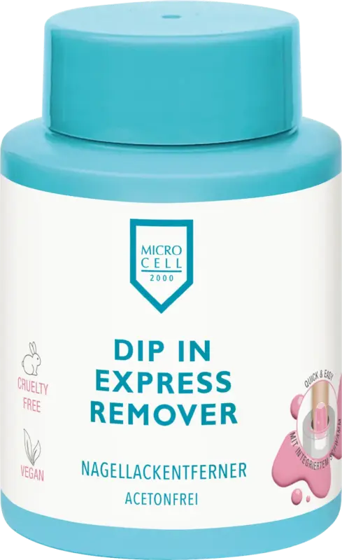 Micro Cell Nagellackentferner Dip In Express Remover acetonfrei