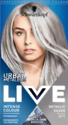 Schwarzkopf LIVE Intense Colour Permanente Coloration Urban Metallics - Nr. U71 Metallic Silver