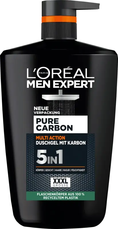 L'OR&Eacute;AL PARiS MEN EXPERT Duschgel Pure Carbon