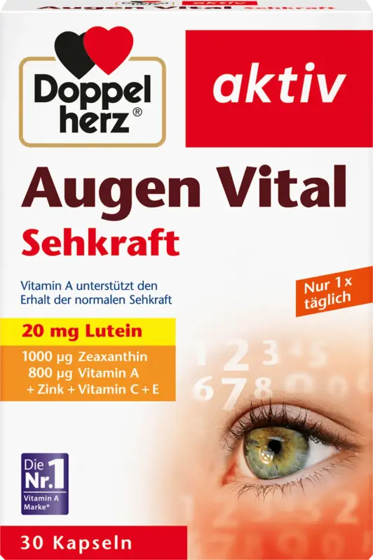 Doppelherz aktiv Augen Vital Sehkraft Kapseln