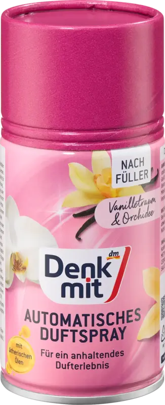 Denkmit Duftspray automatisch Nachf&uuml;ller Vanilletraum & Orchidee