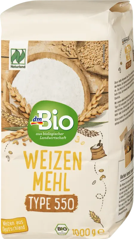 dmBio Weizenmehl Type 550