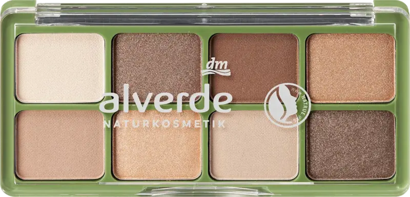 alverde NATURKOSMETIK Lidschattenpalette 50 Nude Glam