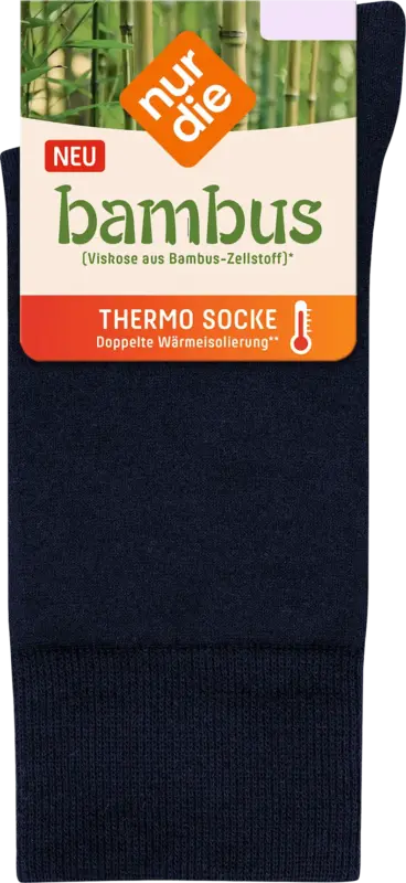 nur die bambus Thermo Socken maritim, Gr. 39 - 42
