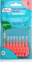 TePe Interdentalb&uuml;rsten Extra Soft rosa Gr&ouml;&szlig;e 2