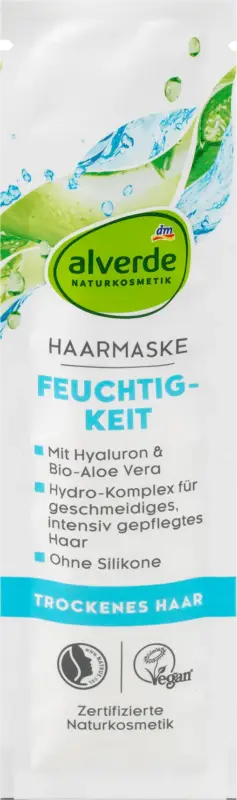 alverde NATURKOSMETIK Haarmaske Feuchtigkeit