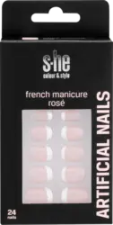 s-he colour&style K&uuml;nstliche N&auml;gel French Manicure Ros&eacute;
