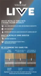 Schwarzkopf LIVE Intense Colour Permanente Coloration Urban Metallics - U72 Dusty Silver