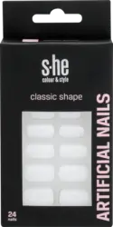 s-he colour&style K&uuml;nstliche N&auml;gel Classic Shape