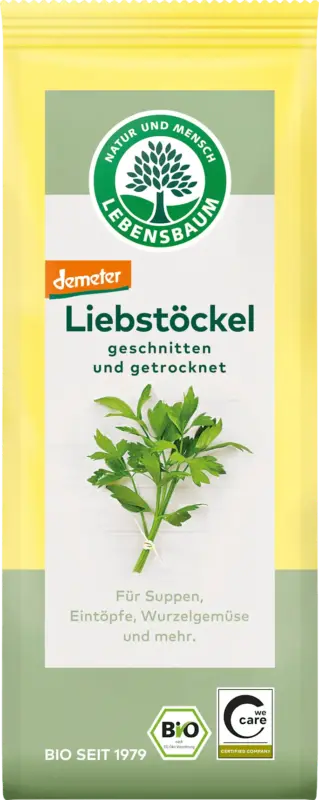 LEBENSBAUM Liebst&ouml;ckl geschnitten & getrocknet