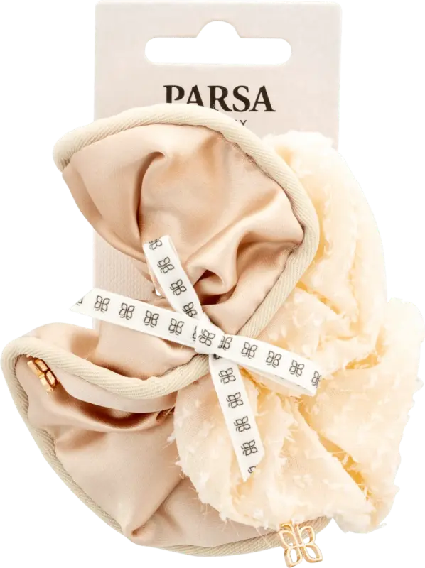 PARSA BEAUTY Scrunchie-Set beige