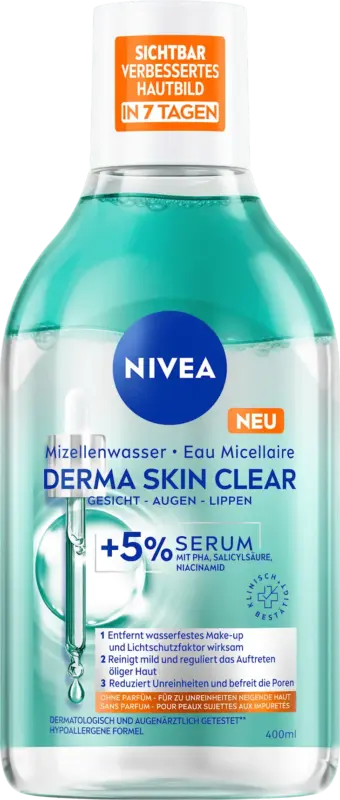 NIVEA Mizellenwasser Derma Skin Clear