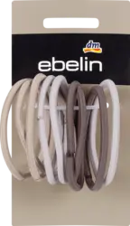 ebelin d&uuml;nne Haargummis in 3 Farben