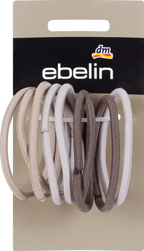 ebelin d&uuml;nne Haargummis in 3 Farben