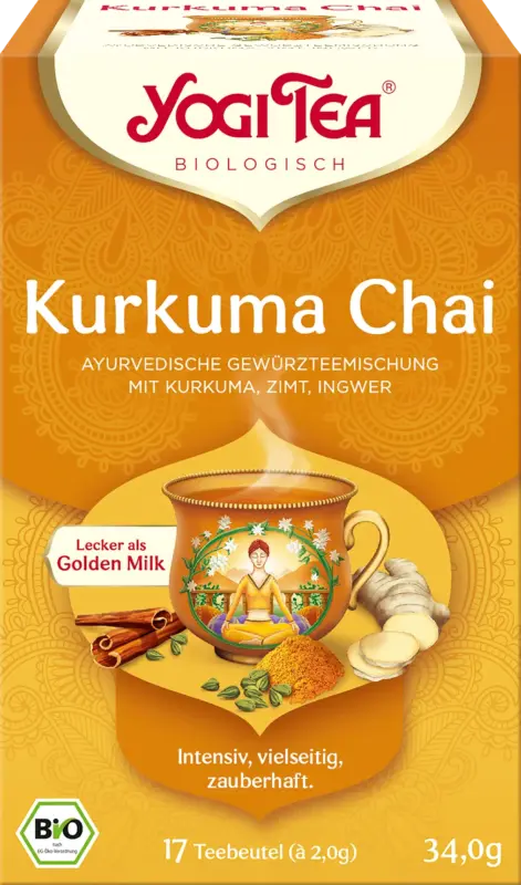 YOGI TEA Gew&uuml;rztee Bio Kurkuma Chai