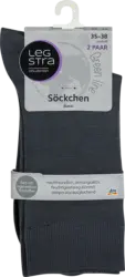 Legstra S&ouml;ckchen Basic asphalt, Gr. 35-38 (2 Paar)