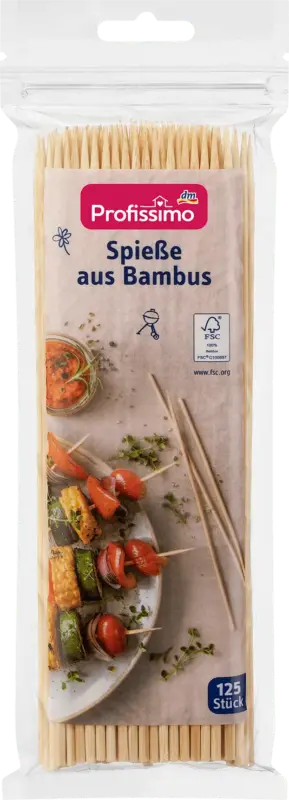 Profissimo Spie&szlig;e aus Bambus