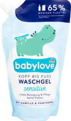 babylove Baby Waschgel Kopf bis Fu&szlig; sensitive Nachf&uuml;llbeutel