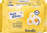 dm drogerie markt Sanft&Sicher Feuchtes Toilettenpapier Classic Kamille