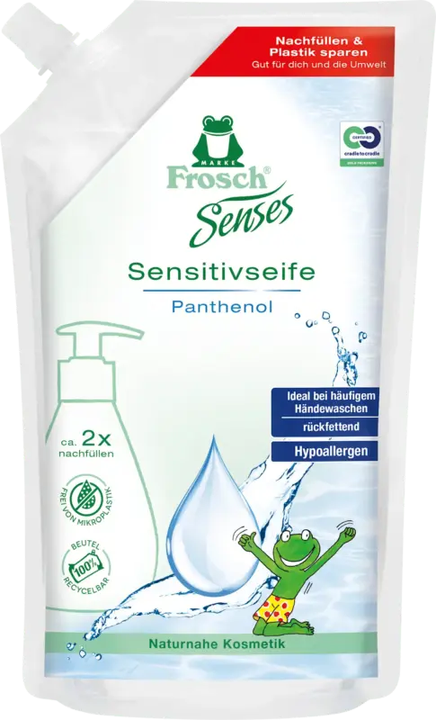 Frosch Sensitivseife Nachf&uuml;llbeutel
