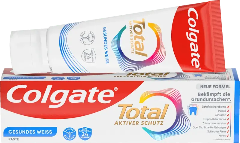 Colgate Zahnpasta Total plus gesundes Wei&szlig;
