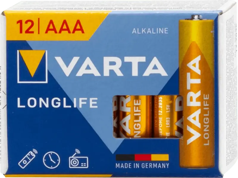Varta Batterien AAA Cube Longlife Alkaline