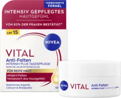 NIVEA Gesichtscreme Vital Anti-Falten Intensiv Plus LSF15