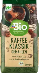 dmBio Kaffee Klassik Gemahlen