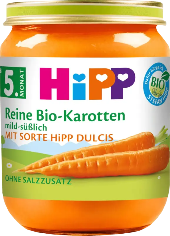 HiPP Gem&uuml;se Reine Bio-Karotten ab dem 5. Monat