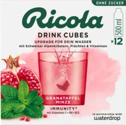 Ricola Getr&auml;nkew&uuml;rfel Saft Granatapfel Minze
