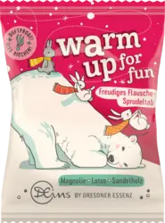 DEins Badezusatz Sprudeltab warm up for fun