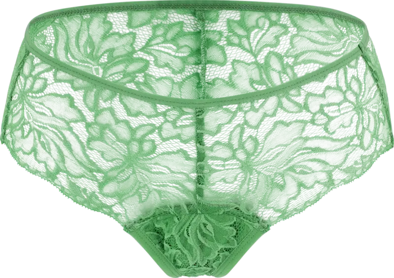ooia Periodenunterw&auml;sche Hipser Allover Lace Bright Sage, Gr. 42