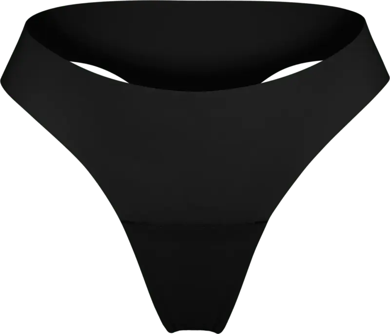 ooia Periodenunterw&auml;sche String Seamless schwarz, Gr. 50-52