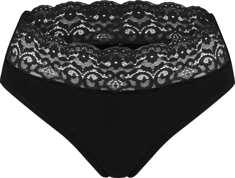 ooia Periodenunterw&auml;sche Strong Schwarz, Gr. 48