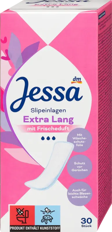 Jessa Slipeinlagen Extra lang mit Frischeduft
