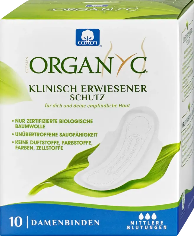 Organyc Binden mit Fl&uuml;geln Mittel