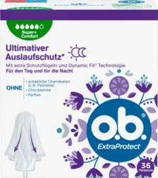 o.b. Tampons Extra Protect Tag+Nacht Super Plus