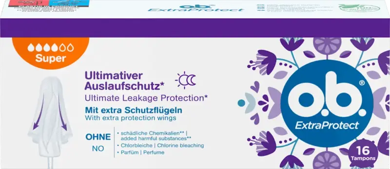 o.b. Tampons Extra Protect Super