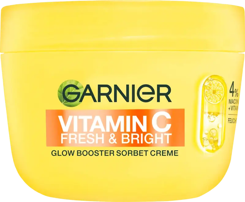 GARNIER Gesichtscreme Glow Booster Vitamin C Fresh & Bright Sorbet Creme