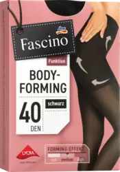 Fascino Strumpfhose Bodyforming schwarz 40 DEN, Gr. 38/40