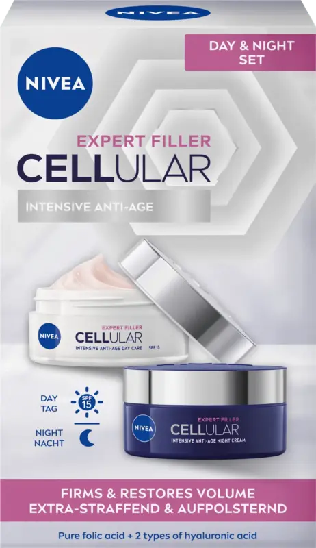 NIVEA Anti Age Gesichtspflegeset Express Filler Cellular Intensive