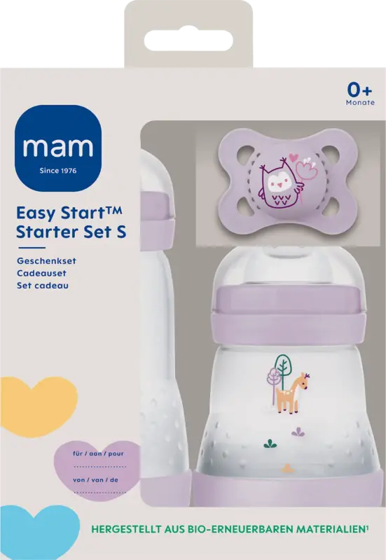 mam Starterset Easy Start S lila 0+ Monate