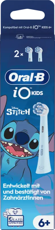 Oral-B Aufsteckb&uuml;rsten iO Sanfte Reinigung Kinder Stitch, ab 6 Jahren