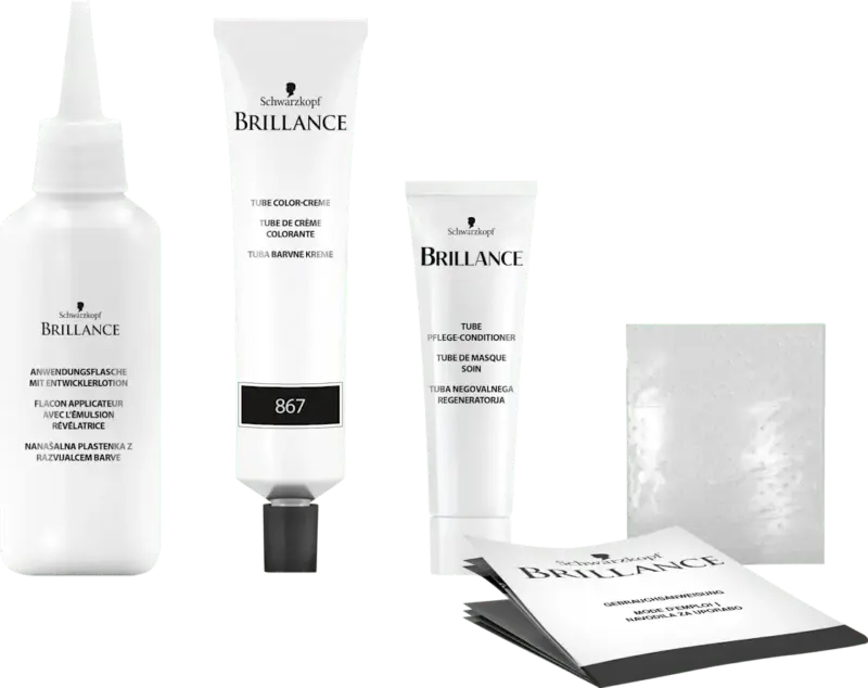 Schwarzkopf Brillance Intensiv-Color-Creme - Nr. 867 Mahagoni-Braun