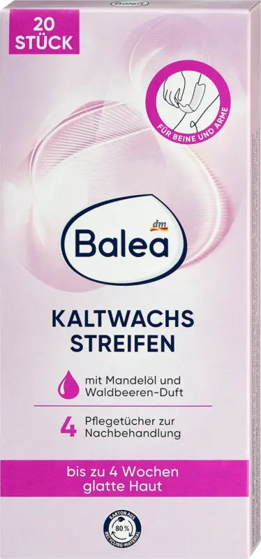 Balea Kaltwachsstreifen K&ouml;rper